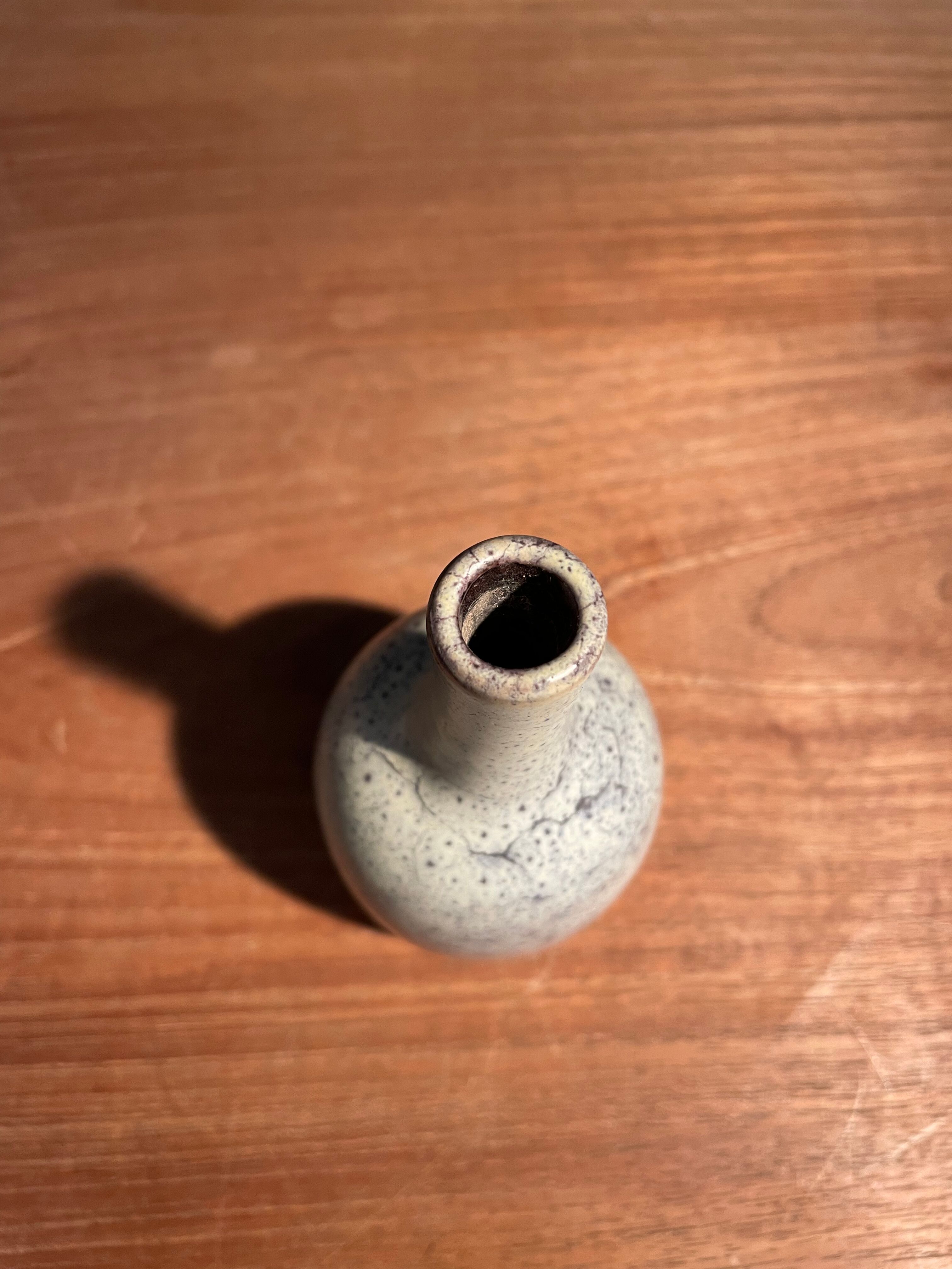 Small Vallauris vase with thin neck