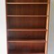 Tapered teak profile bookcase by Johannes Sorth, Denmark 1960