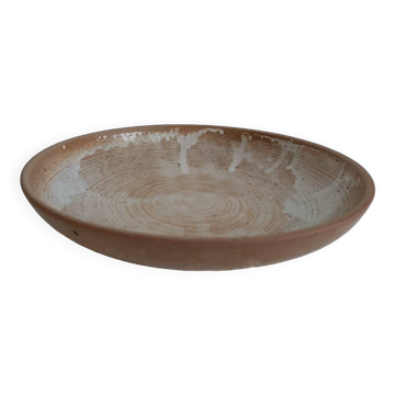 Vintage stoneware hollow dish
