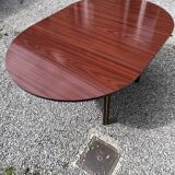 Round table with extensions, Scandinavian design.