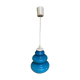 Vintage blue opaline pendant lamp