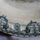 Napoleon plate, an old vegetable dish, 19th-century crockery.