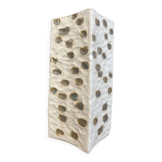 Pyrite stoneware vase