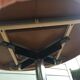 Table ronde formica avec pied chromé transformable
