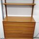 Poul Cadovius wall unit, with showcase, Cado Denmark 1960s