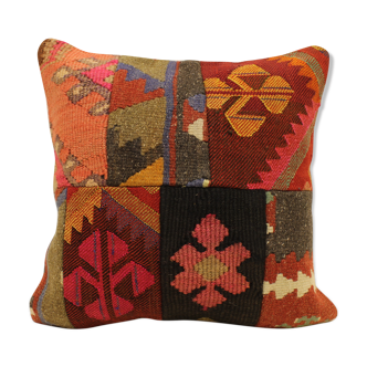 Pechwork Pillow, Cushion Cover 45x45 cm