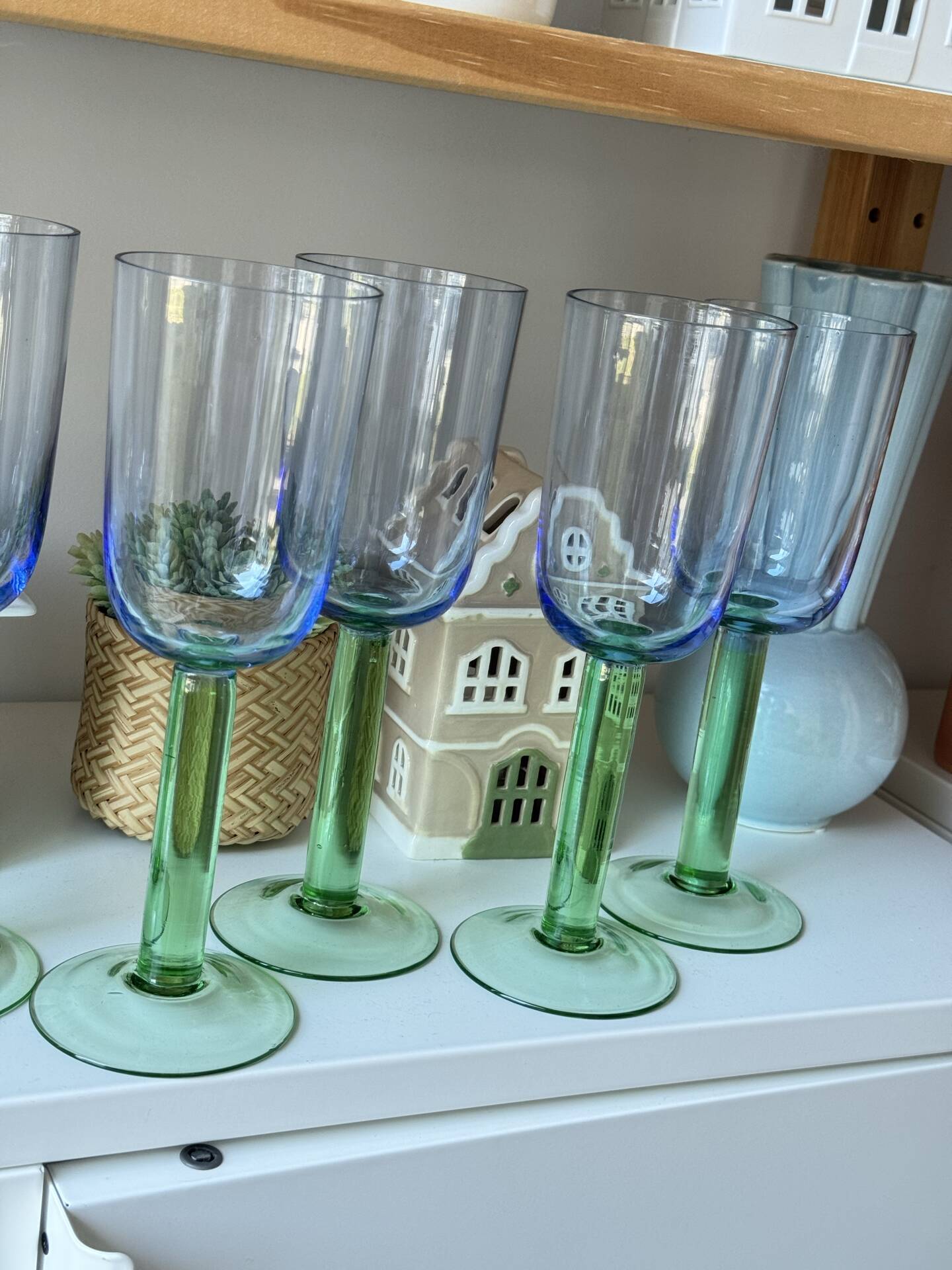 Superbe verres à pied vintage