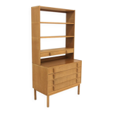 Scandinavian oak bookcase, Bertil Fridhagen, Bodafors, Sweden, 1960