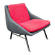 Fauteuil modèle 800, création et édition Steiner, vers 1958.