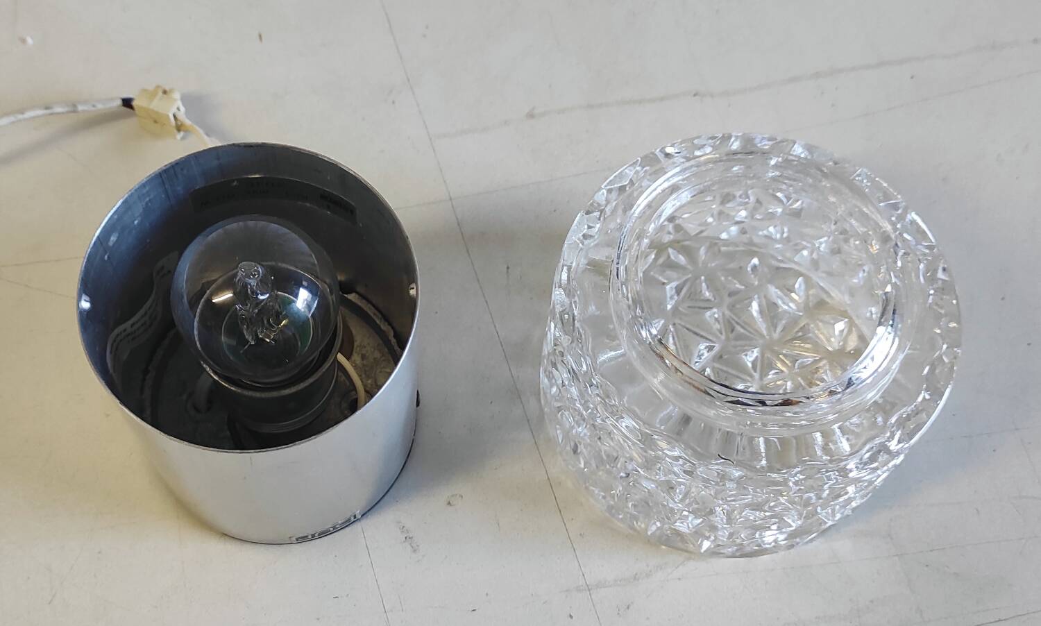 70's designer ceiling light by bur leutchen