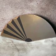 Miroir mural exclusif 'Ventaglio' de Giuseppe Raimondi pour Cristal Art Torino, années 80
