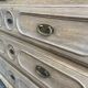 Raw wood chest of drawers