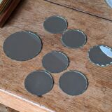 Under glasses and mirror bottle