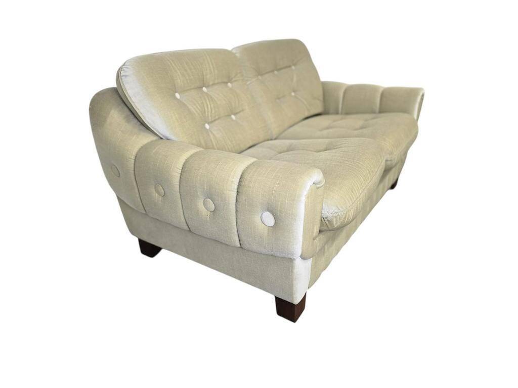 Vintage space age two-seater sofa