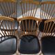 Suite de 6 chaises bistrot Baumann vintage "Menuet"