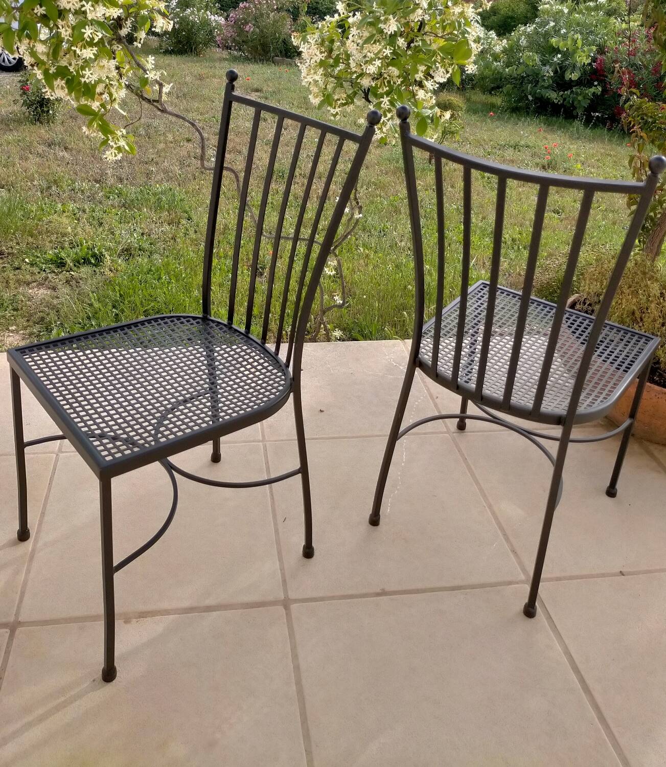 Iron chairs