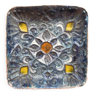 1960s earthenware pocket tray