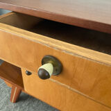 Vintage teak bedside table from the years 50-69