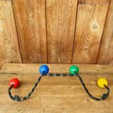 Vintage wall coat rack