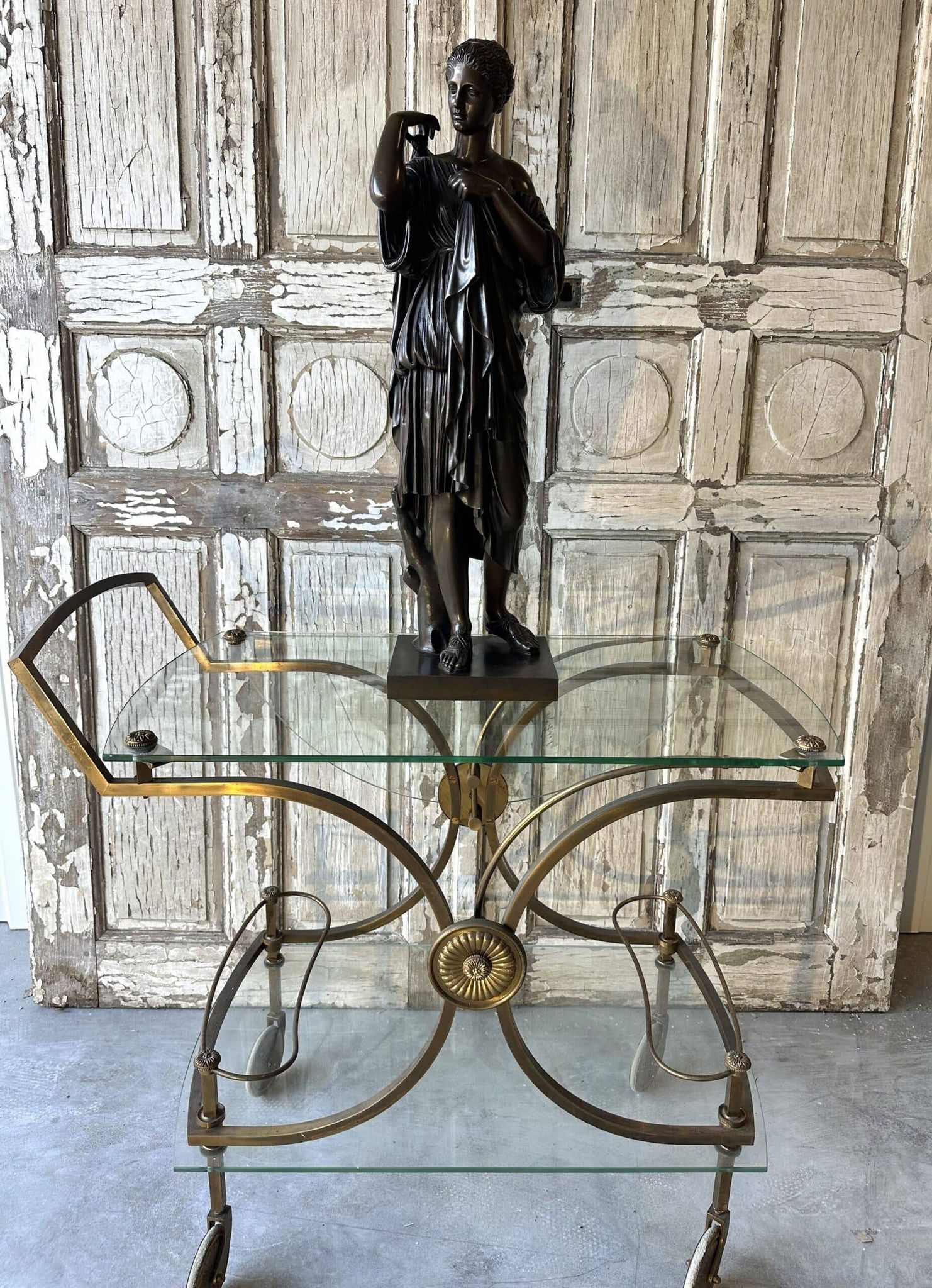 Bronze subject of Diana after Praxiteles circa 1900