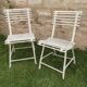 Chaises de jardin d'Arras