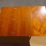 Coffee table, rises and opens, inspired by Albert Ducrot.