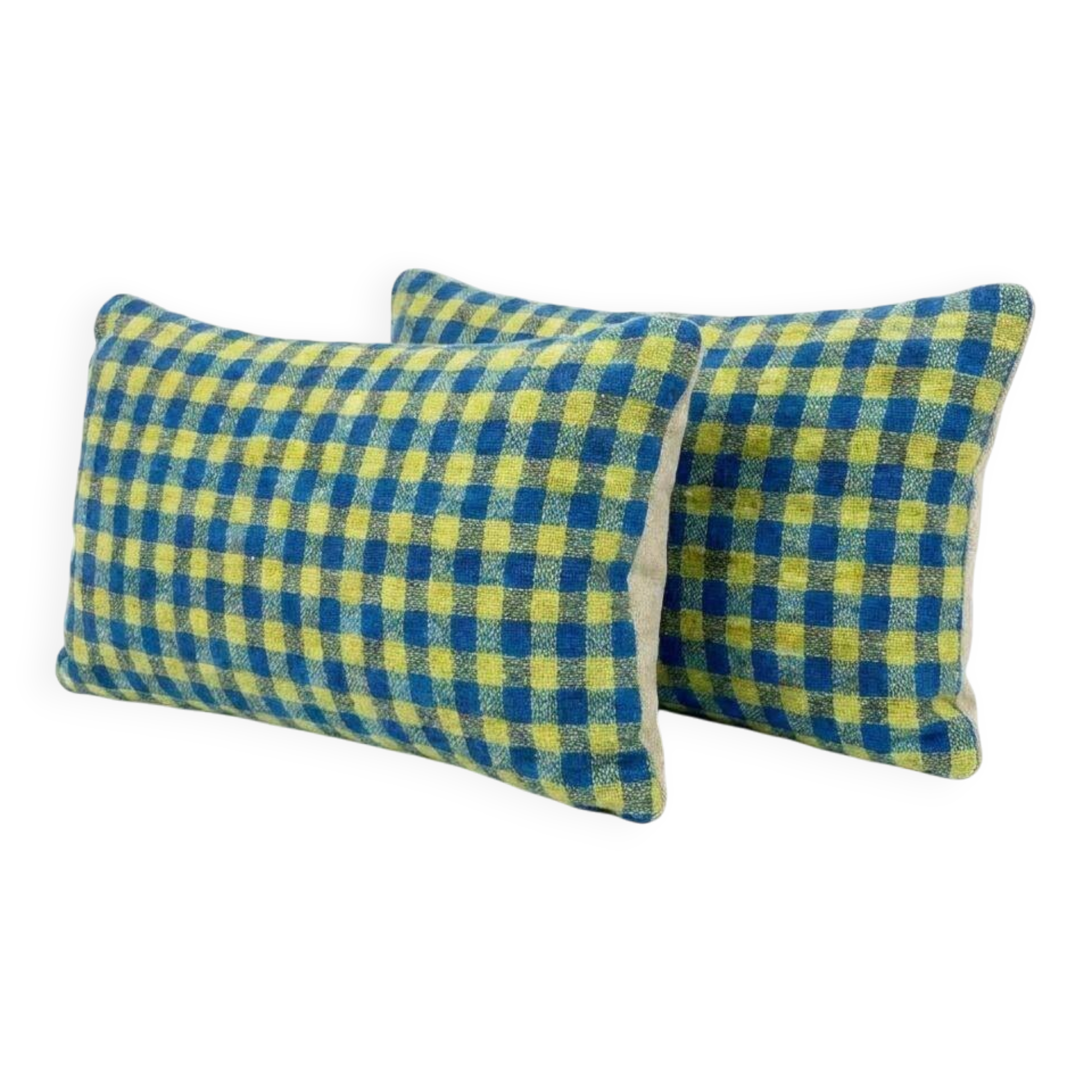 Set of 2 vintage kilim cushion covers 38x61 cm