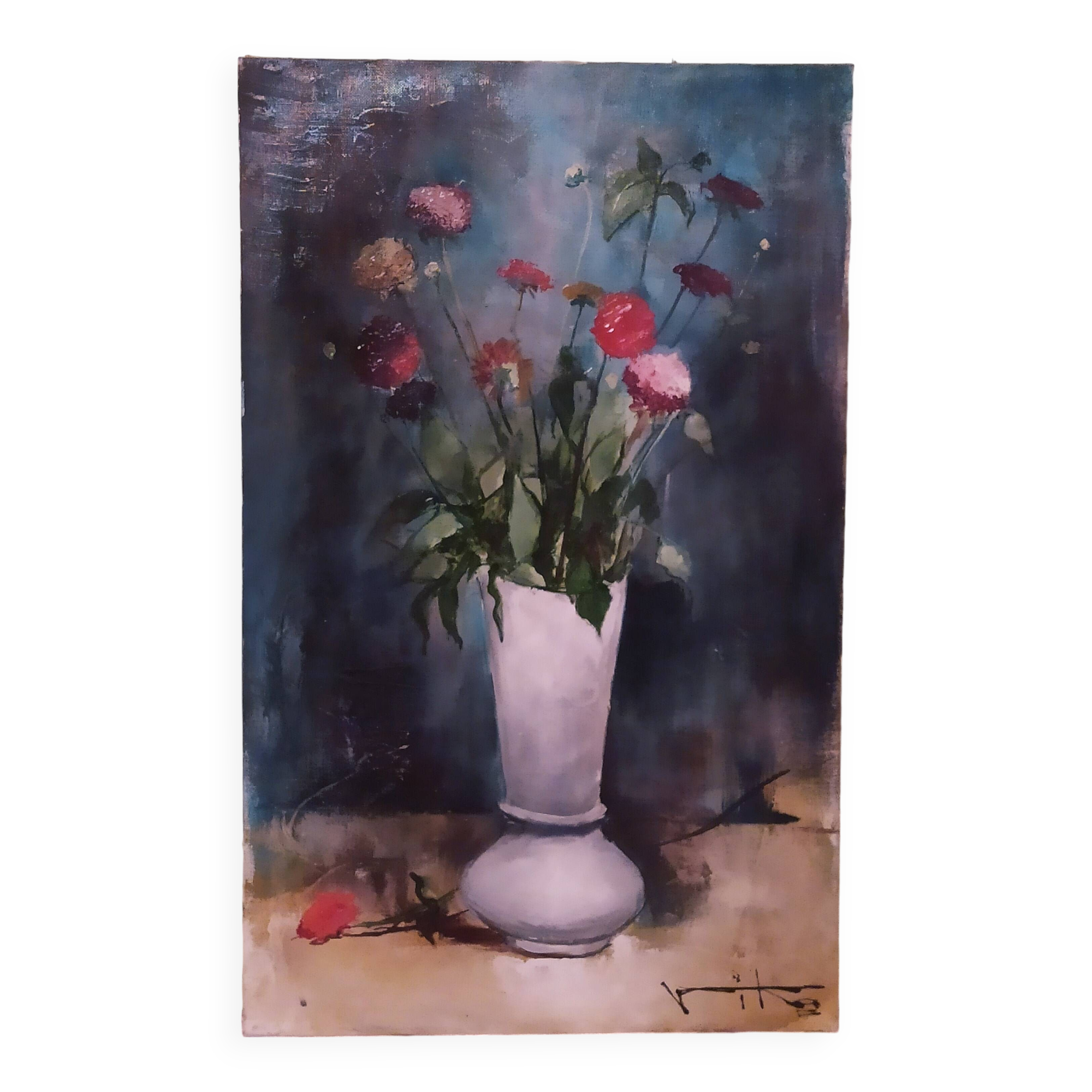 Oil on canvas signed Victor Konsens known as Viko