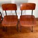 Set of 4 vintage chairs and design feet compass Marko by Kooistra