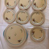 Longchamp Earthenware Cake Service Handmade Bagatelle Model
