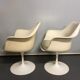 Pair of Tulip swivel chairs by Eero Saarinen for Knoll International, 1960s.