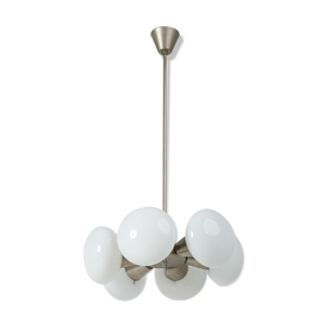 Suspension en verre opaline