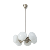 Suspension en verre Opaline par Napako années 60