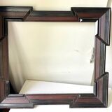 Grand cadre en bois ancien 57 cm x 50 cm