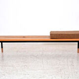 Slatted bench dating from the 60s