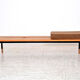 Slatted bench dating from the 60s