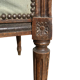 Fauteuil médaillon de style Louis XVI