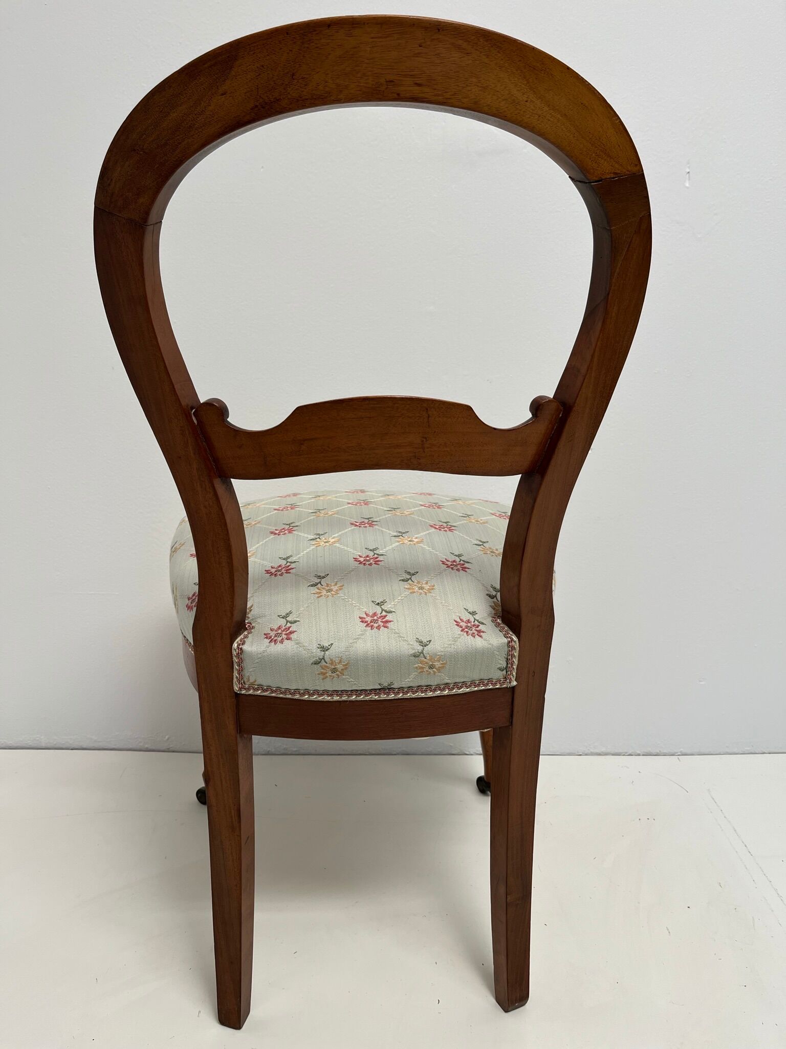Louis-Philippe upholstered walnut chairs