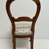 Louis-Philippe upholstered walnut chairs