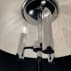 Space Age chrome design chandelier from the 70s