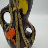 Vase Poet Laval model Venus décor seventies