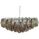 Fume’ “poliedri” murano glass chandelier d60