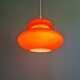 Suspension Space Age in opaline orange, 1960s-70s