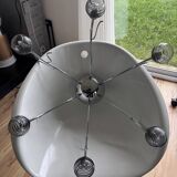 Ceiling light with glass paste globe