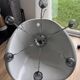 Ceiling light with glass paste globe