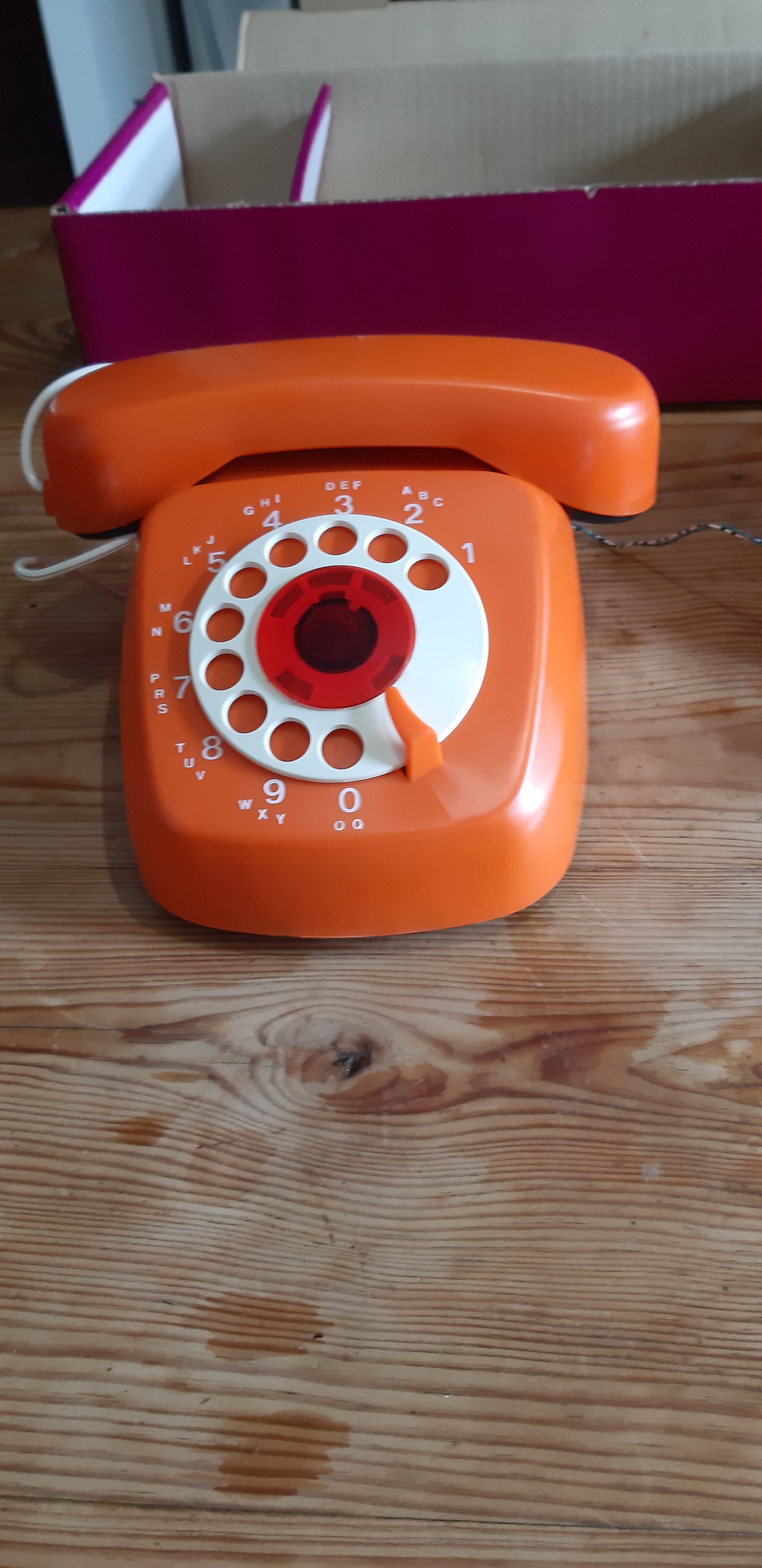 Pair of Vintage Phones , Children's Toy