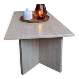 Table basse en travertin