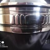 Art Deco silver-plated coffee and tea service, stamped.