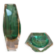 A duo of a vase and ashtray submerged from Murano.