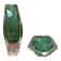 A duo of a vase and ashtray submerged from Murano.